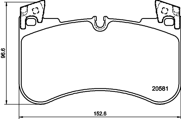 DON Bremseklodser pcp1625 for LAND ROVER