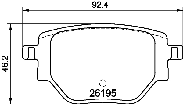 DON Bremseklodser pcp1809 for PEUGEOT