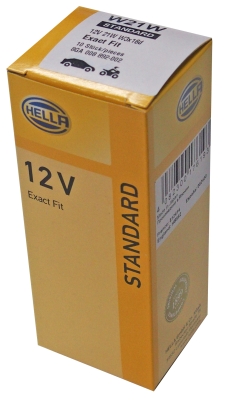 HELLA Pære, bremse-/baglygte 8ga008892002 W21W for DAF VW