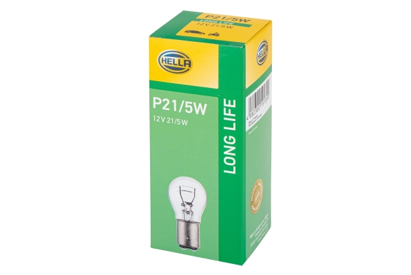 HELLA Pære, bremse-/baglygte 8gd002078221 P21/5W for VW