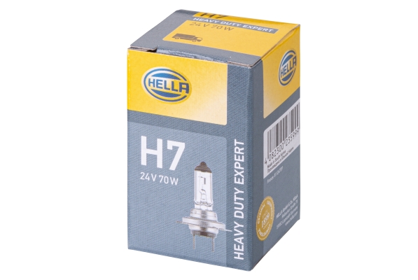 HELLA Pære, forlys 8gh007157231 forlænget holdbarhed for DAF MAN