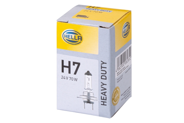 HELLA Pære, forlys 8gh007157241 H7 for MASERATI VOLVO ASIA DAF VOLVO MAN FORD MERCEDES-BENZ TOYOTA HYUNDAI (CNJ)