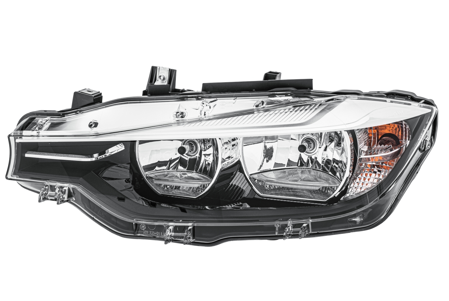 HELLA Forlygte 1EG 012 101-911 PY21W venstre for BMW (BRILLIANCE)