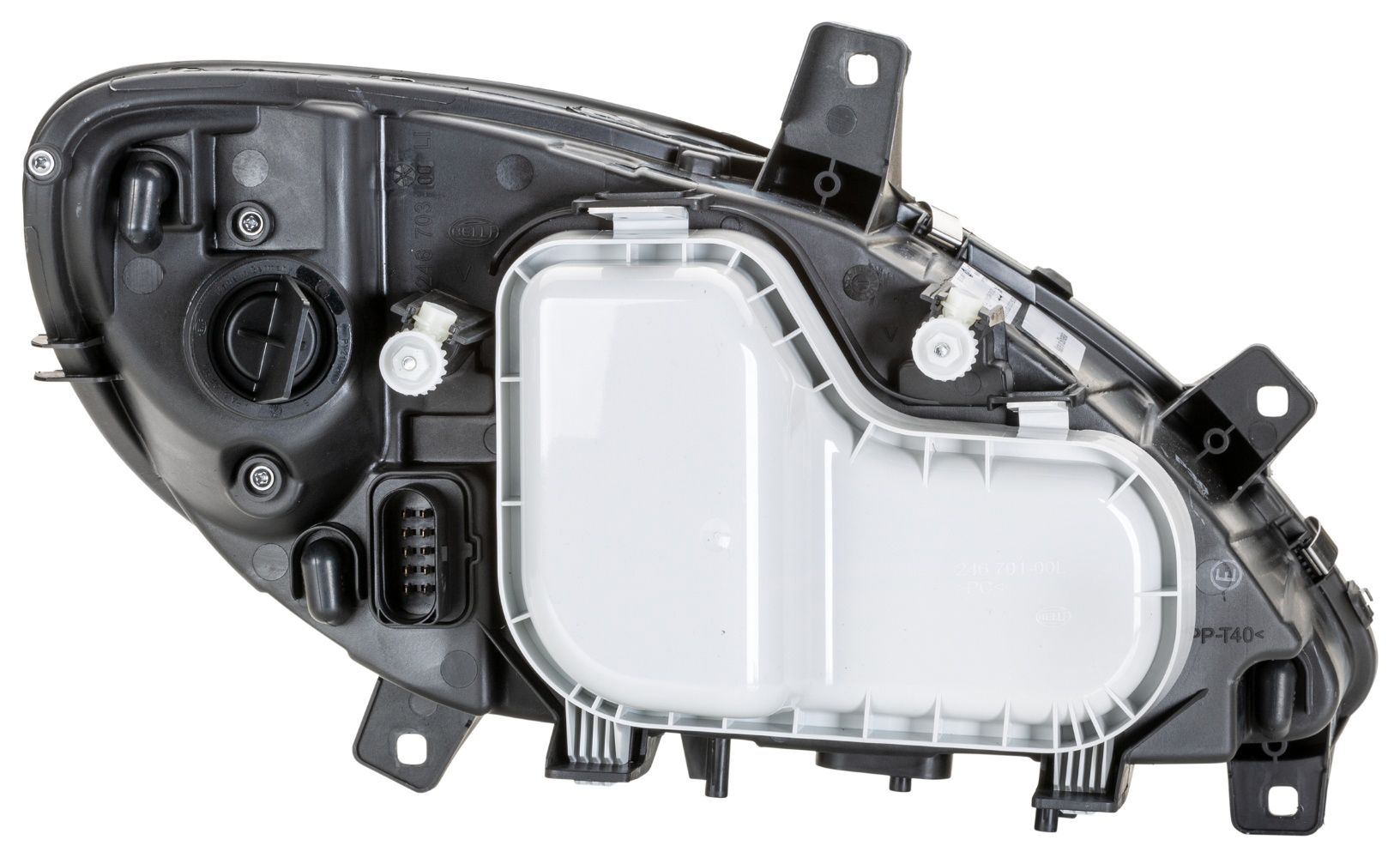 HELLA Forlygte 1eg246041011 H7/H7 venstre for MERCEDES-BENZ