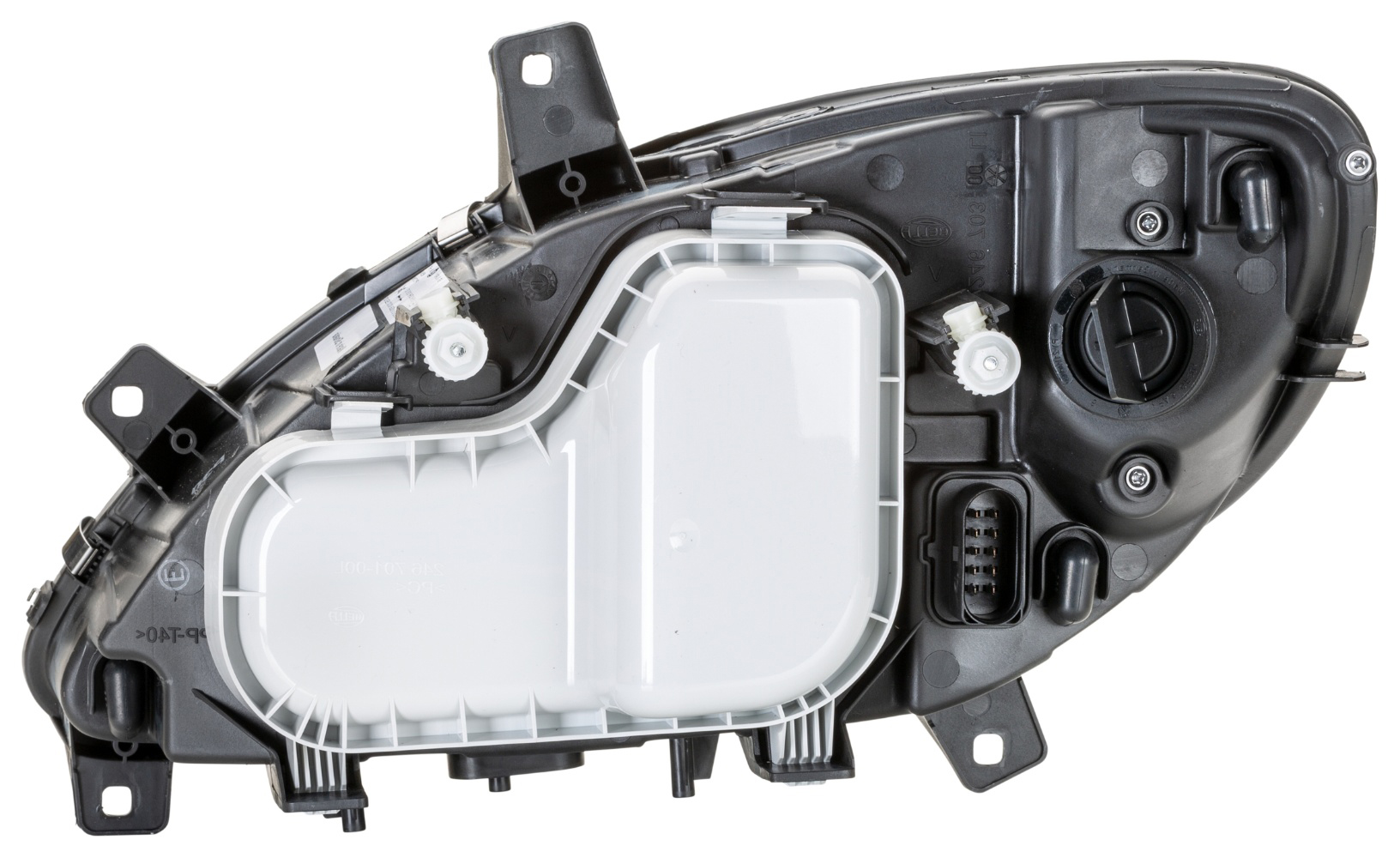 HELLA Forlygte 1eg246041021 H7/H7 højre for MERCEDES-BENZ