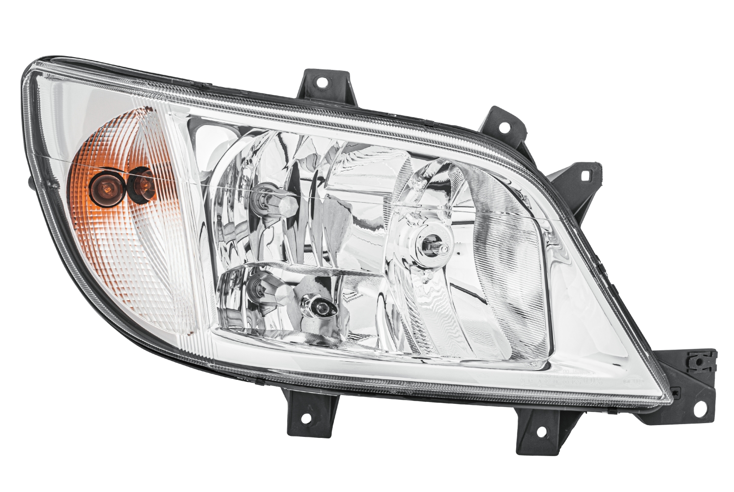 HELLA Forlygte 1EH 246 047-061 H7/H3/H7 højre for MERCEDES-BENZ