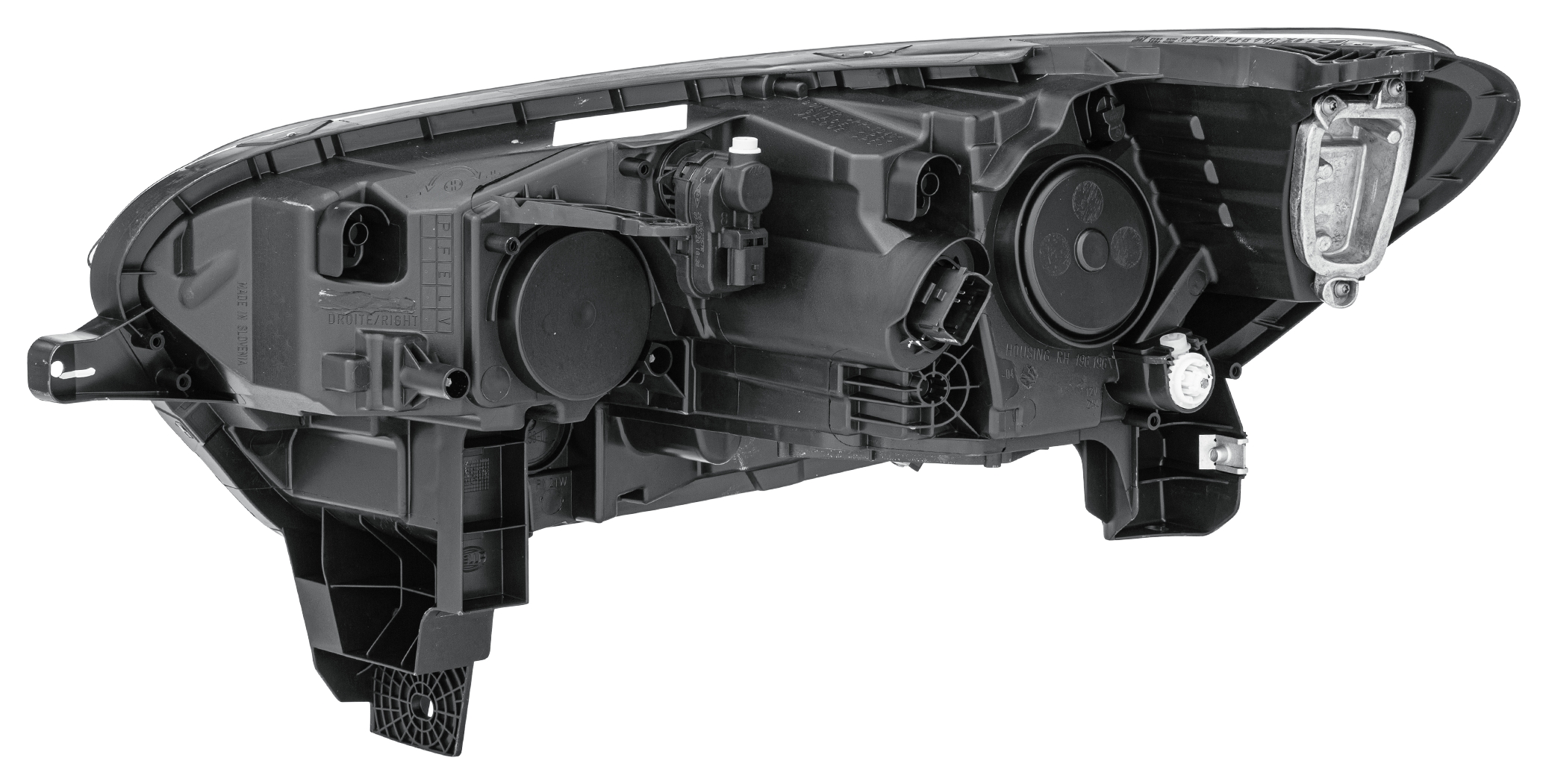 HELLA Forlygte 1EX 013 888-101 LED højre for RENAULT