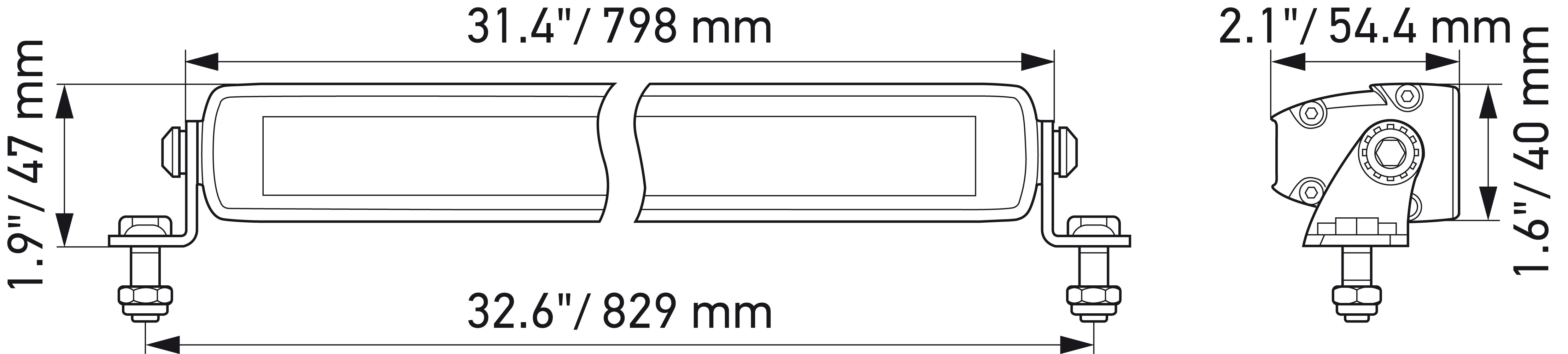 HELLA Fjernlygte 1fj358176311 LED
