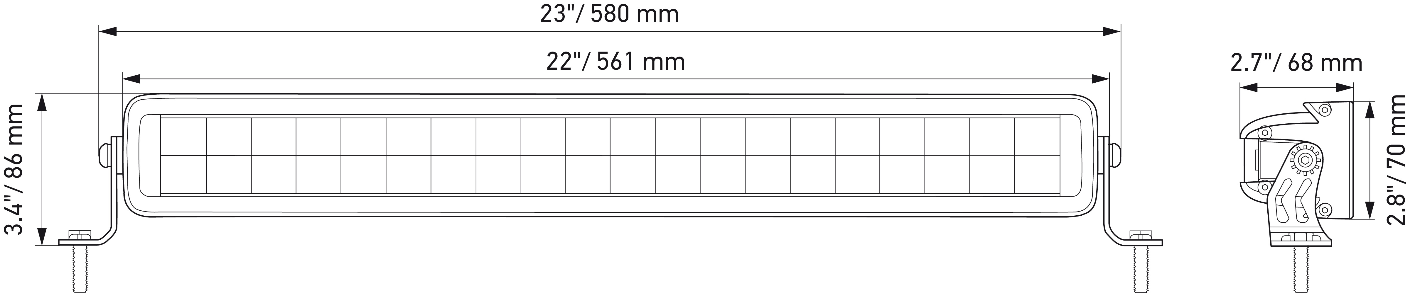 HELLA Fjernlygte 1fj358176401 LED