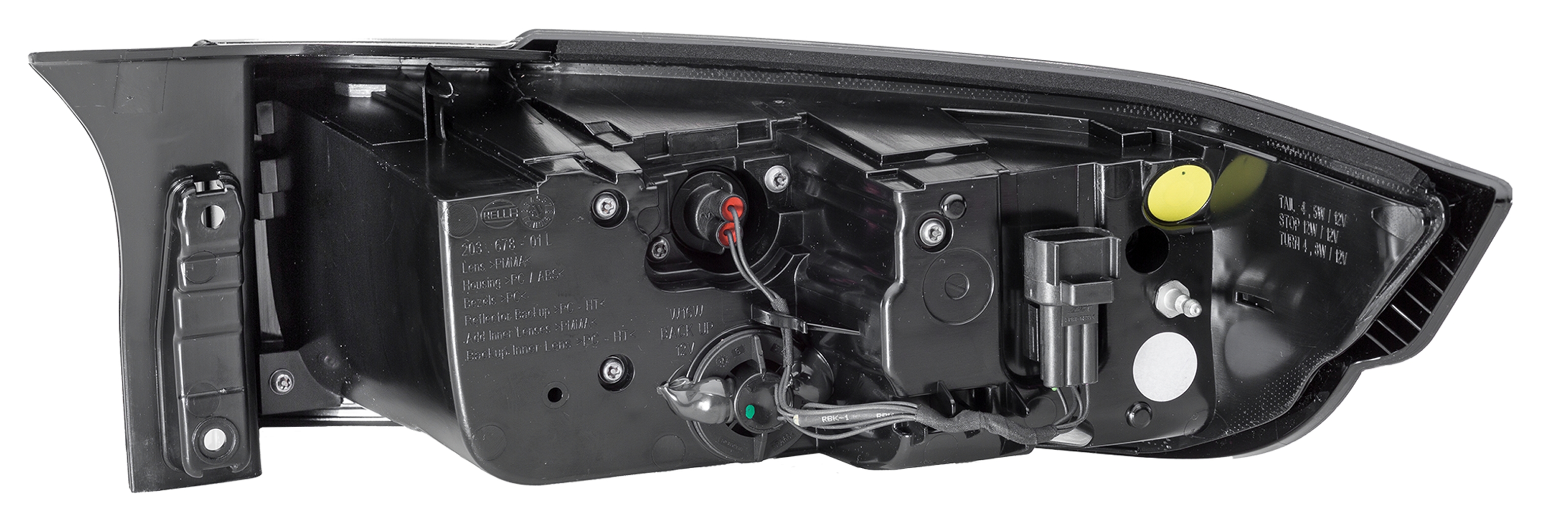 HELLA Baglygte 2SK 012 379-431 W16W venstre for LAND ROVER
