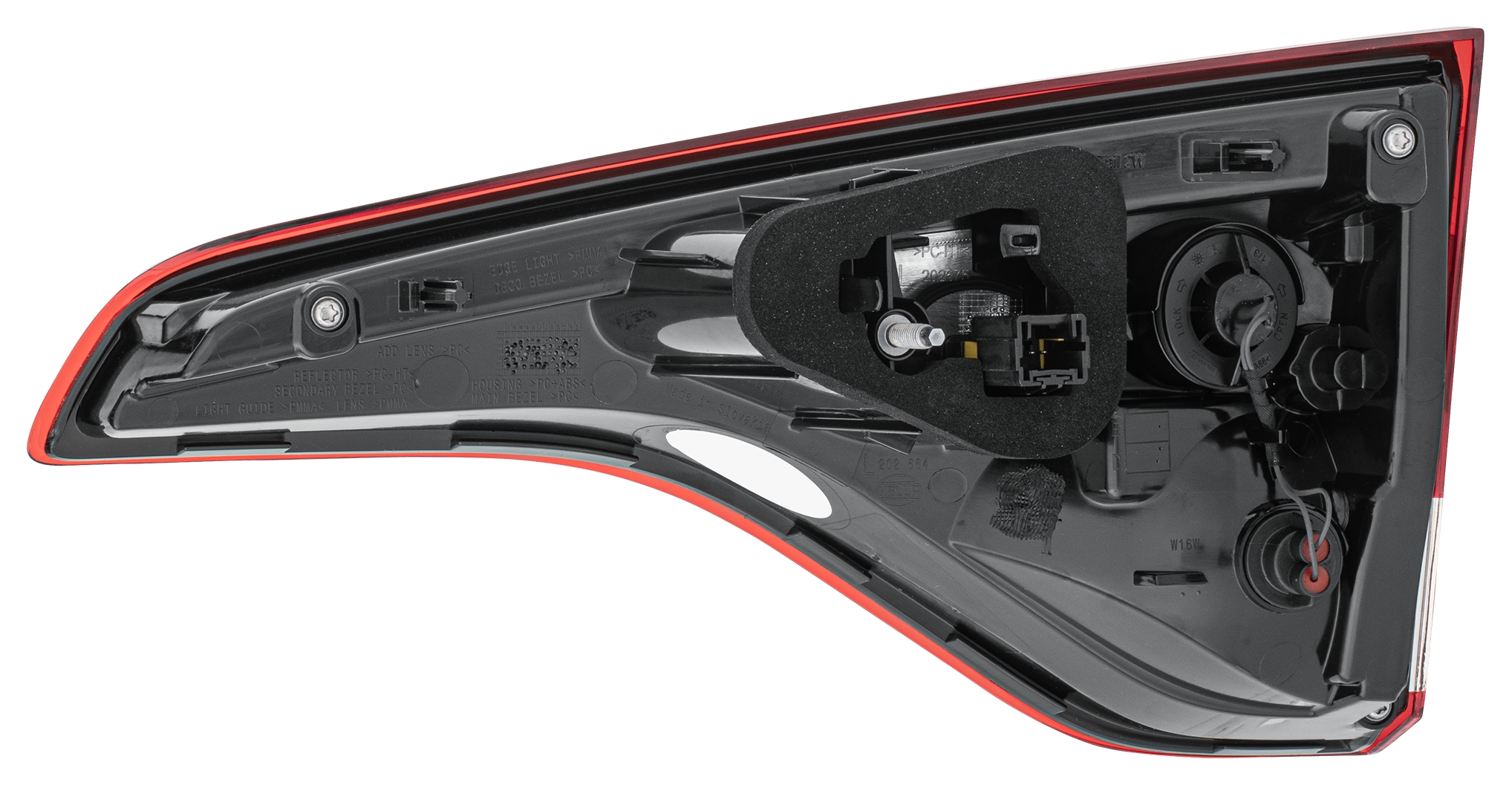 HELLA Baglygte 2TZ 012 312-111 W16W venstre for RENAULT