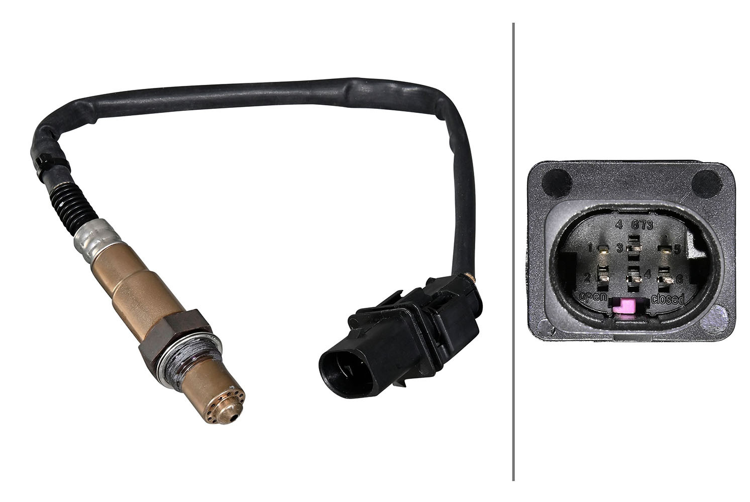 HELLA Lambdasonde 6PA 358 221-381 for MINI PEUGEOT