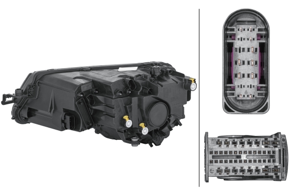 HELLA Forlygte 1EX 354 855-041 LED højre for SKODA