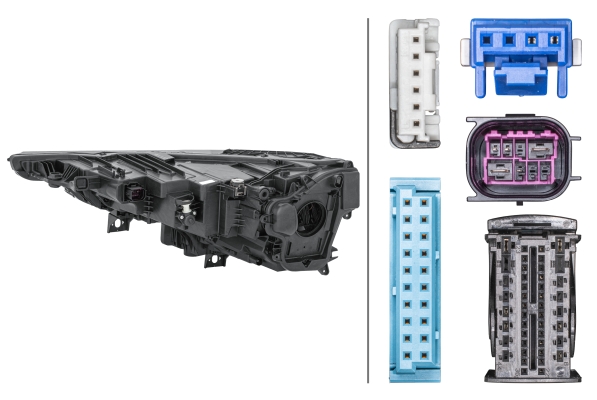 HELLA Forlygte 1ex354871081 LED højre for AUDI