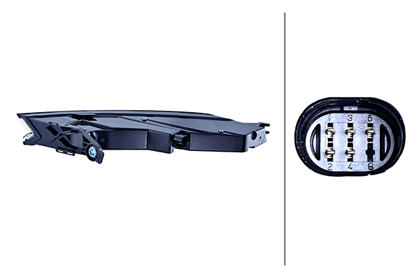 HELLA Baglygte 2SD 015 386-561 LED højre for PORSCHE