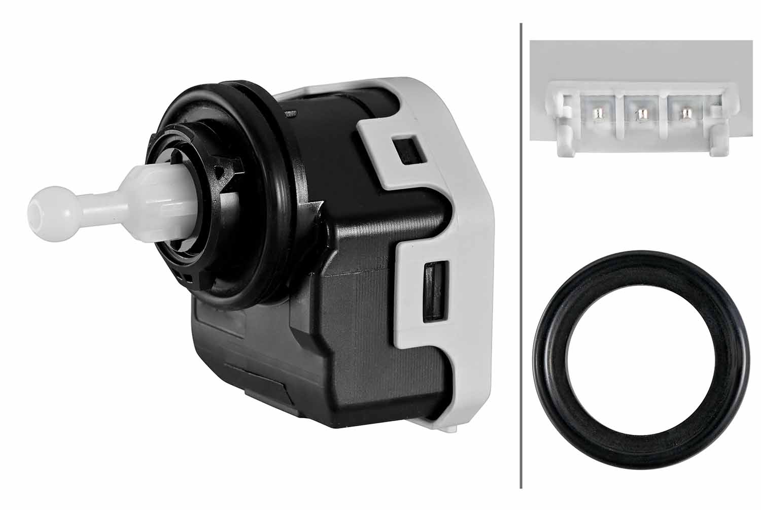 HELLA Servomotor, lygteindstilling 6nm007878041 for JAGUAR VW FORD