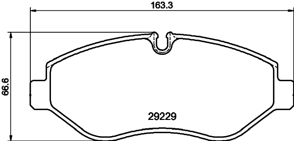 DON Bremseklodser pcp1663 for IVECO