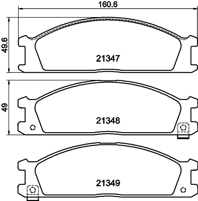 DON Bremseklodser pcp1851 for ISUZU NISSAN FORD SUBARU