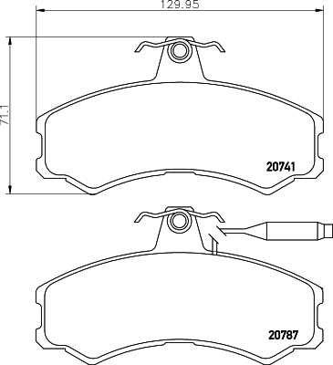 DON Bremseklodser pcp1686 for CITROËN PEUGEOT FIAT ALFA ROMEO