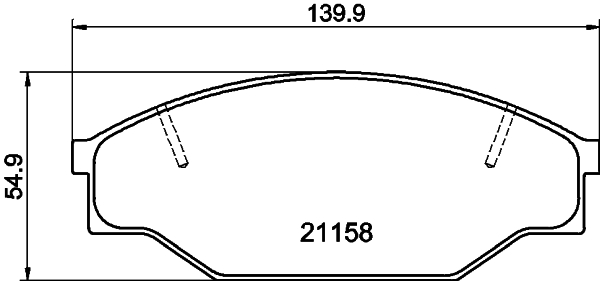 DON Bremseklodser pcp1849 for TOYOTA NISSAN VW GREAT WALL