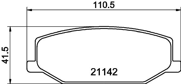DON Bremseklodser pcp1274 for MAZDA NISSAN SUZUKI