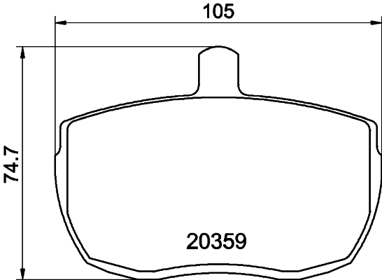 DON Bremseklodser pcp1693 for FORD ALFA ROMEO DAF LAND ROVER ROVER