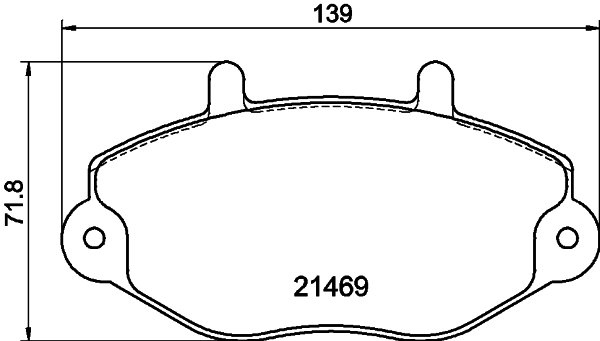 DON Bremseklodser pcp1697 for FORD FORD (JMC)