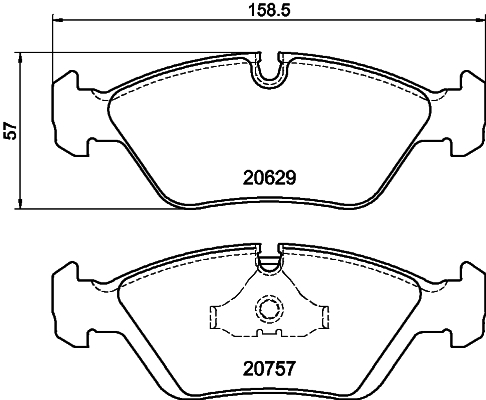DON Bremseklodser pcp1463 for FERRARI BMW MASERATI PORSCHE