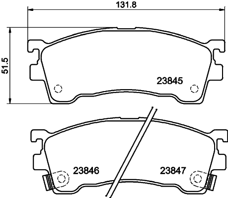 DON Bremseklodser pcp1306 for FORD FORD USA MAZDA MITSUBISHI NISSAN HAIMA (FAW)