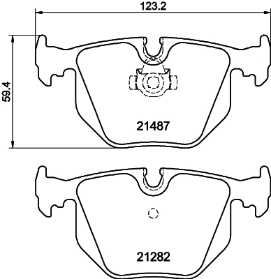 DON Bremseklodser pcp1180 for BMW LAND ROVER