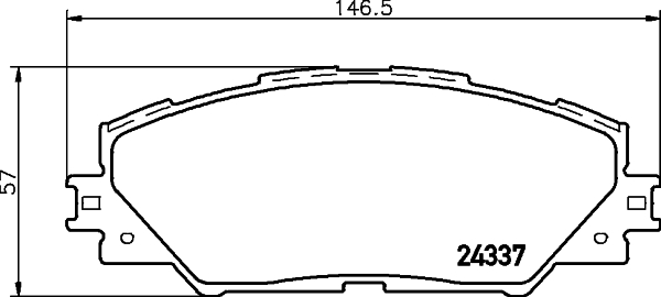DON Bremseklodser pcp1134 for PONTIAC LANDWIND (JMC) TOYOTA TOYOTA (GAC)