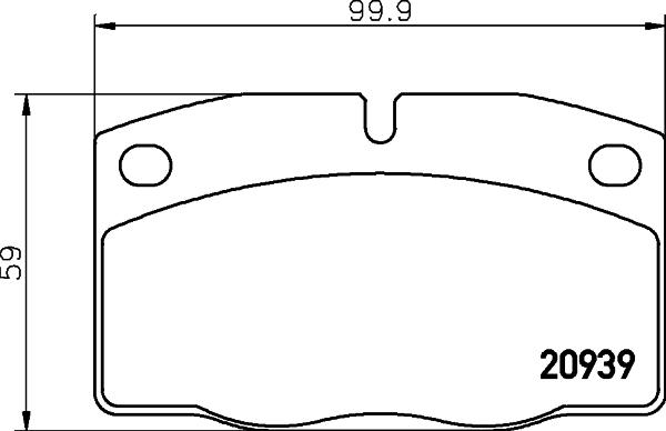 DON Bremseklodser pcp1174 for OPEL VAUXHALL