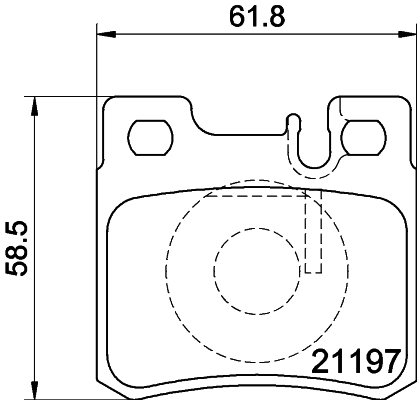 DON Bremseklodser pcp1232 for MERCEDES-BENZ