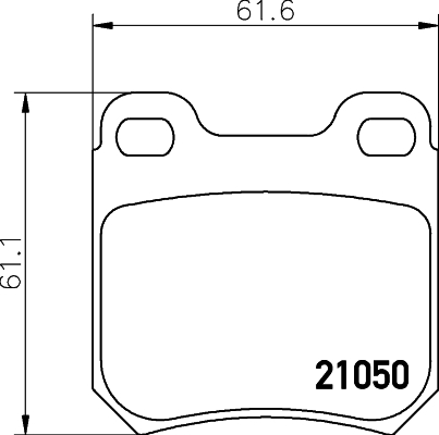 DON Bremseklodser pcp1116 for OPEL VAUXHALL SAAB SATURN