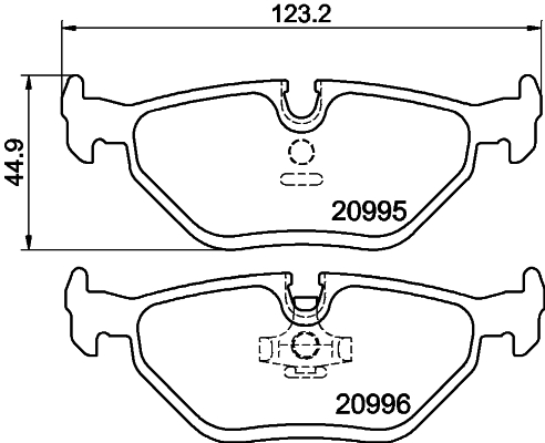DON Bremseklodser pcp1374 for BMW
