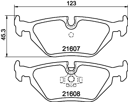 DON Bremseklodser pcp1201 for BMW