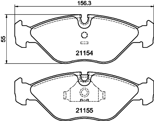 DON Bremseklodser pcp1465 for SAAB