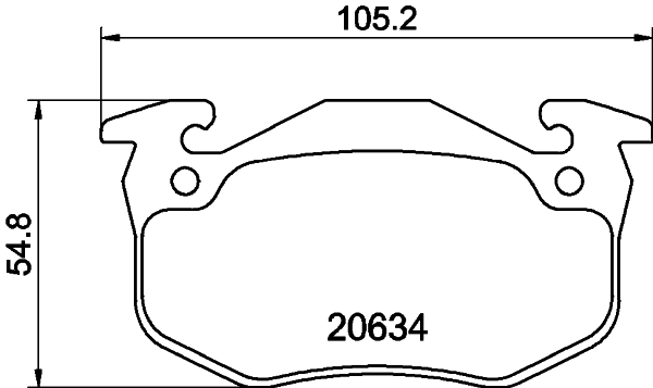 DON Bremseklodser pcp1367 for RENAULT