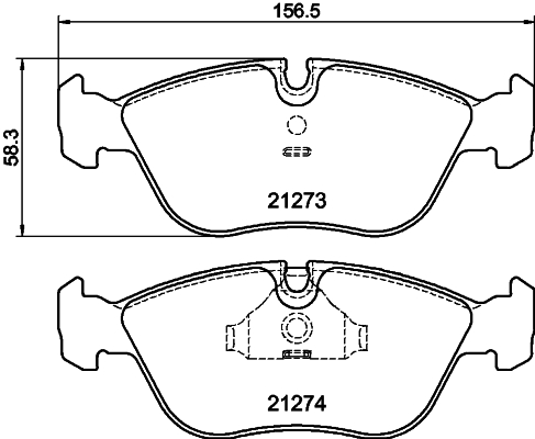 DON Bremseklodser pcp1412 for VOLVO
