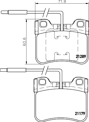 DON Bremseklodser pcp1579 for CITROËN PEUGEOT