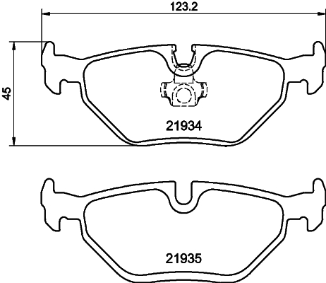 DON Bremseklodser pcp1098 for ROVER BMW SAAB BAIC MG (SAIC) MG ROEWE (SAIC)