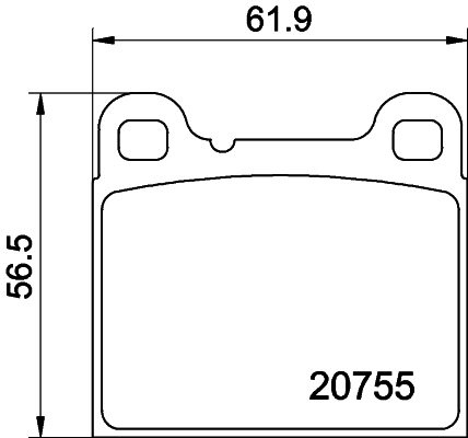 DON Bremseklodser pcp1305 for VOLVO ALFA ROMEO