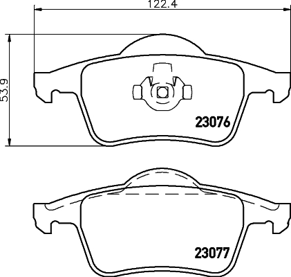 DON Bremseklodser pcp1254 for VOLVO
