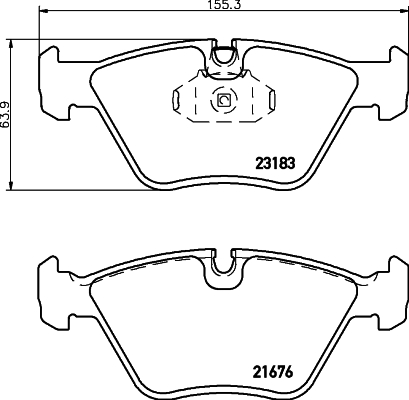 DON Bremseklodser pcp1921 for BMW ROVER