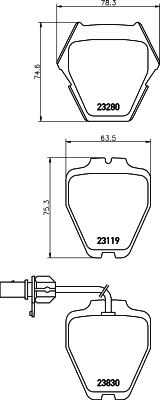 DON Bremseklodser pcp2112 for VW