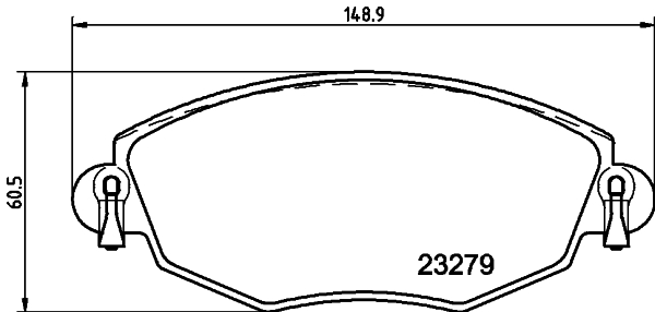 DON Bremseklodser pcp1068 for FORD JAGUAR