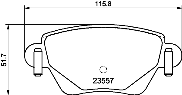 DON Bremseklodser pcp1233 for FORD JAGUAR RENAULT FPV