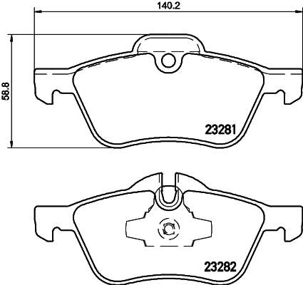 DON Bremseklodser pcp1155 for MINI