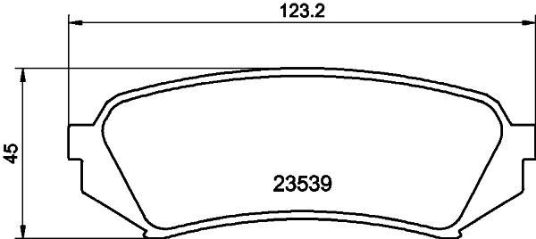 DON Bremseklodser pcp1415 for TOYOTA