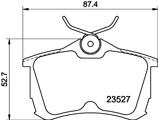DON Bremseklodser pcp1255 for HONDA